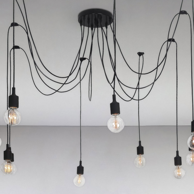 Изображение люстры LS-11471-10 BK черная