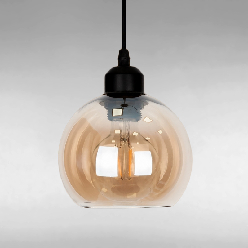 Изображение люстры LS-15074-1 BR коричневая