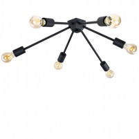 Изображение светильника Attic X-6 C280/370 Black Черный (1505)