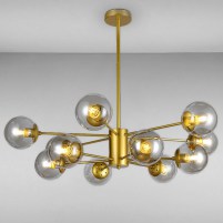 Изображение люстры LS-14858-12 GD+CL золото