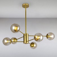 Изображение люстры LS-14858-6 GD+BR золото