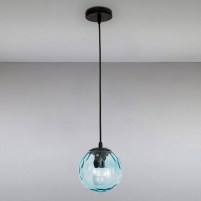 Изображение люстры LS-15078F-1 BL голубая