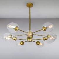 Изображение люстры LS-15178-10 GD+CL золото