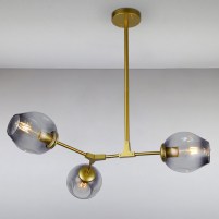 Изображение люстры LS-15226-3 GD+BK золото