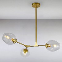Изображение люстры LS-15226-3 GD+CL золото