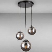 Изображение люстры LS-15826-3 BK+BK (300) черная