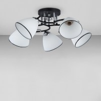 Изображение люстры SC-10138/5 CR+BK D550*240 черный + хром