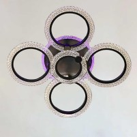 Изображение люстры LED SVET SC-2103/4+1C BK PK/BU/PL 102W+20W 2.4G Ф690*130 черная