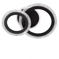 Изображение люстры LED SVET SC-3119/1+1C BK 3000-6500K 42W+14W 380*260*120 черная