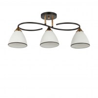 Изображение люстры SC-6231/3 BK+FG 590*170*230 черный + золото