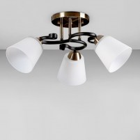 Изображение люстры SH-67472/3A AB+BK 520*520*230 E27 бронза + черный