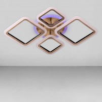 Изображение люстры LED SVET SL-5331/2+2 AB+RGB 96W DIMMER 3000-6000 H130*L700*W510 бронза