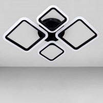 Изображение люстры LED SVET SL-5331/2+2 BK 96W DIMMER 3000-6000 H130*L700*W510