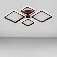 Изображение люстры LED SVET SL-5331/2+2 BK+RGB 96W DIMMER 3000-6000 H130*L700*W510 черная