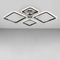 Изображение люстры LED SVET SL-5331/2+2 CR+RGB 96W DIMMER 3000-6000 H130*L700*W510 хром