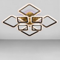 Изображение люстры LED SVET SL-5331/4+4 AB+RGB 192W DIMMER 3000-6000 H140*L600*W610 бронза