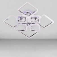 Изображение люстры LED SVET SL-5331/4+4 CR+RGB 192W DIMMER 3000-6000 H140*L600*W610 хром