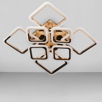 Изображение люстры LED SVET SL-5331/4+4 FG 192W DIMMER 3000-6000 H140*L600*W610 золото