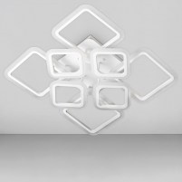 Изображение люстры LED SVET SL-5331/4+4 WT 192W DIMMER 3000-6000 H140*L600*W610 белая