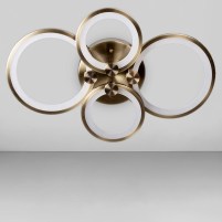 Изображение люстры LED SVET SL-5333/2+2 AB 80W H110*L620*W400 бронза