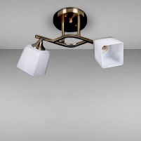 Изображение люстры SVET SR-A3064/2 AB L460*W180*H240 бронза, плафоны белые