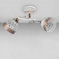 Изображение люстры SVET SR-N3201/2 FG+WT W140*L440*H230 E27 белая + золото