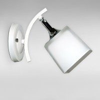Изображение Бра SVET SR-N3498/1W WT+CH L210*W110*H150 белый + хром