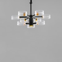 Изображение люстры SRS-16448-6+3 BLACK+GD 98W черный+золото
