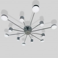 Изображение люстры LED SVET SY-7800/12 CR 1200*130 144W PULT DU хром