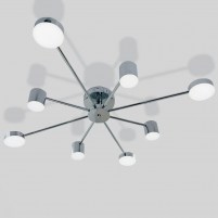 Изображение люстры LED SVET SY-7800/8 CR 1000*130 96W PULT DU хром