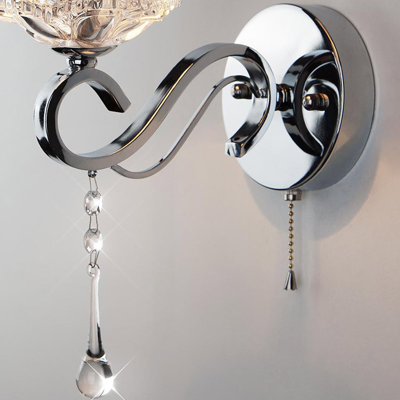 Фото Бра SVET S-1753/1W CR 250*16 хром Изображение Бра SVET S-1753/1W CR 250*16 хром