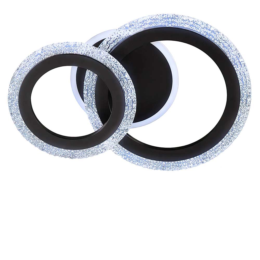 Изображение люстры LED SVET SC-3119/1+1C BK 3000-6500K 42W+14W 380*260*120 черная