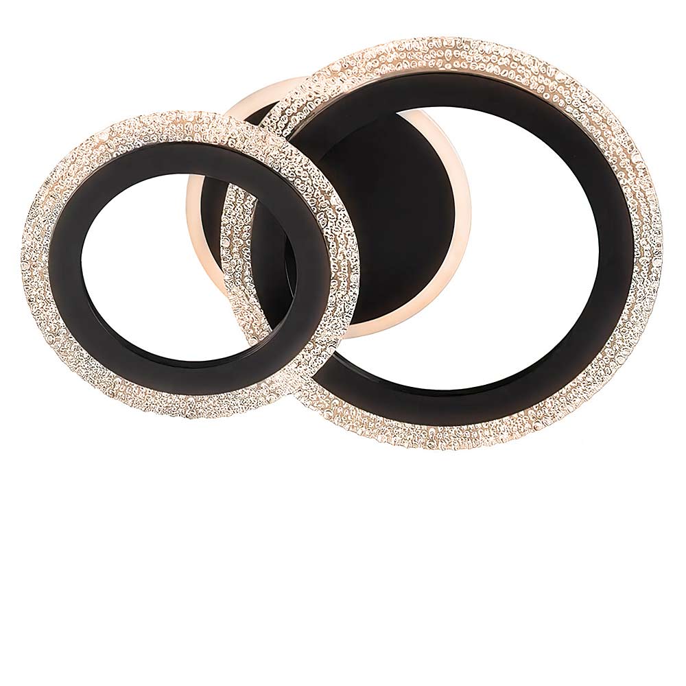 Изображение люстры LED SVET SC-3119/1+1C BK 3000-6500K 42W+14W 380*260*120 черная