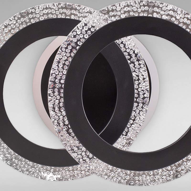 Изображение люстры LED SVET SC-3119/2C BK 3000-6500K 36W+12W 290*200*120