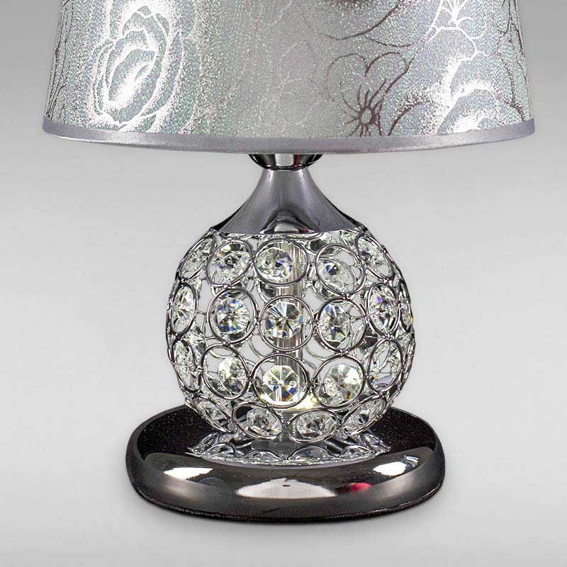 Изображение настольной лампы SVET SG-TL014/1T CH+ZZ+SHADE H310*D200 хром