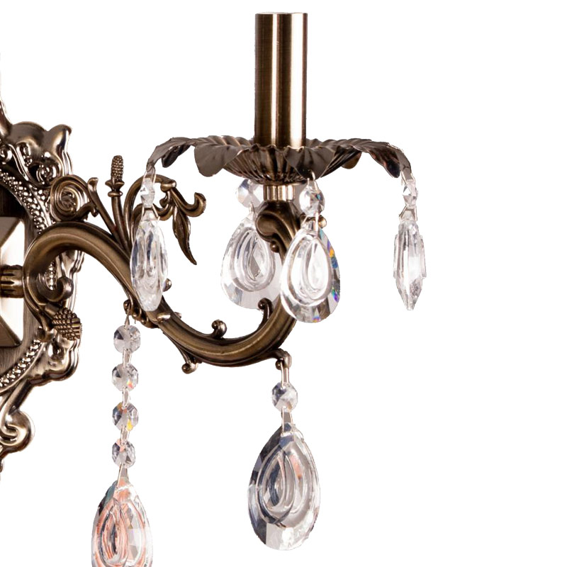 Фото бра SH-16065/2W AB H24*W40 бронза Изображение бра SH-16065/2W AB H24*W40 бронза