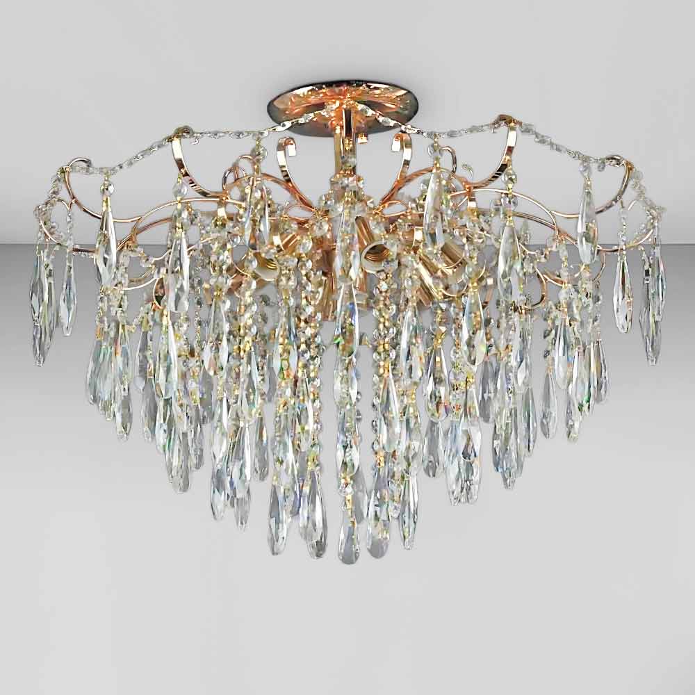 Изображение люстры SL-5102/6+2 FG D600*H500 E27 золото