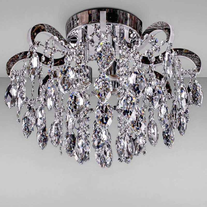 Изображение люстры SR-E1625/4+12 CR D650*H400 E27+LED