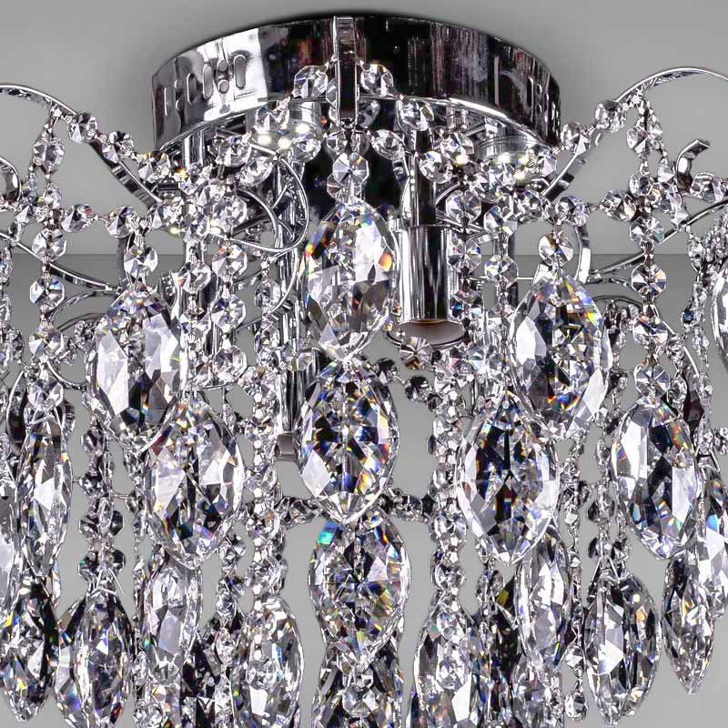 Изображение люстры SVET SR-E1626/4+4 CR D540*H400 E27+LED хром