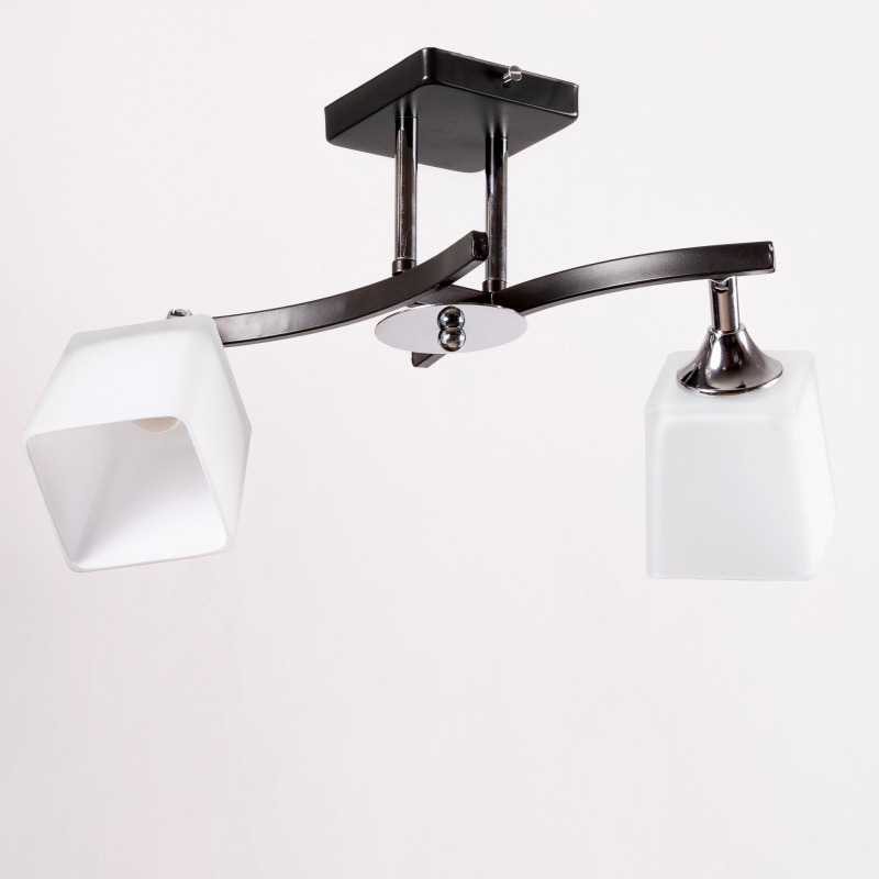 Изображение люстры SVET SR-N3324/2 BK+CH W180*L500*H270 E27 черный + хром