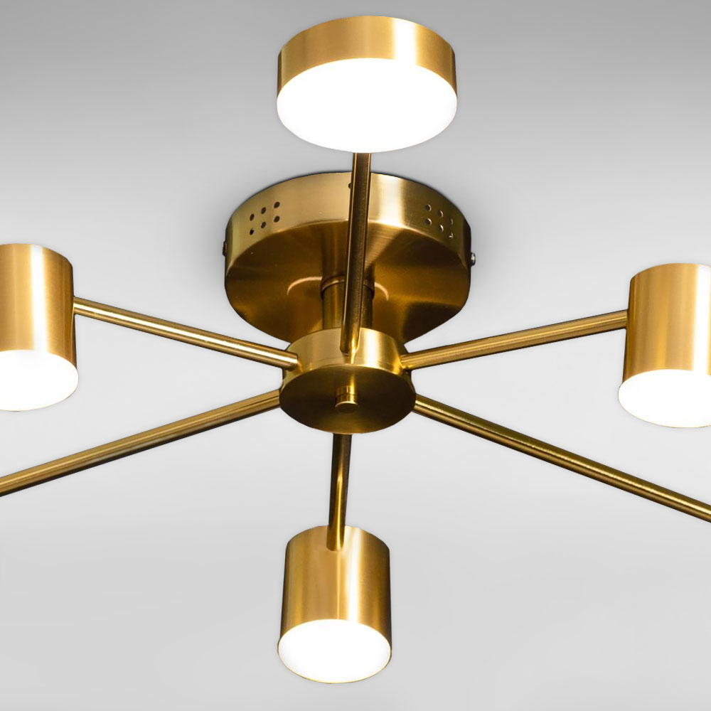 Изображение люстры LED SVET SY-7800/6 CP 800*130 72W PULT DU бронза