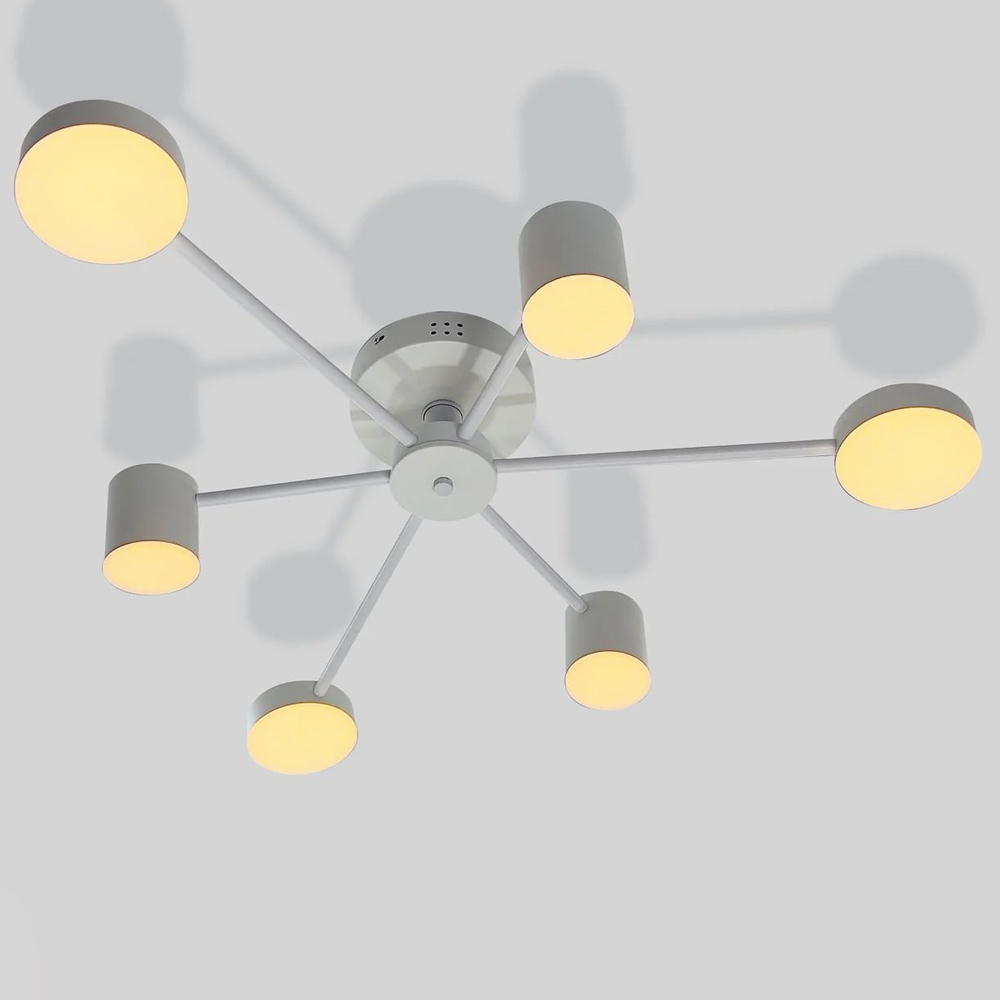 Изображение люстры LED SVET SY-7800/6 WH 800*130 72W PULT DU белая