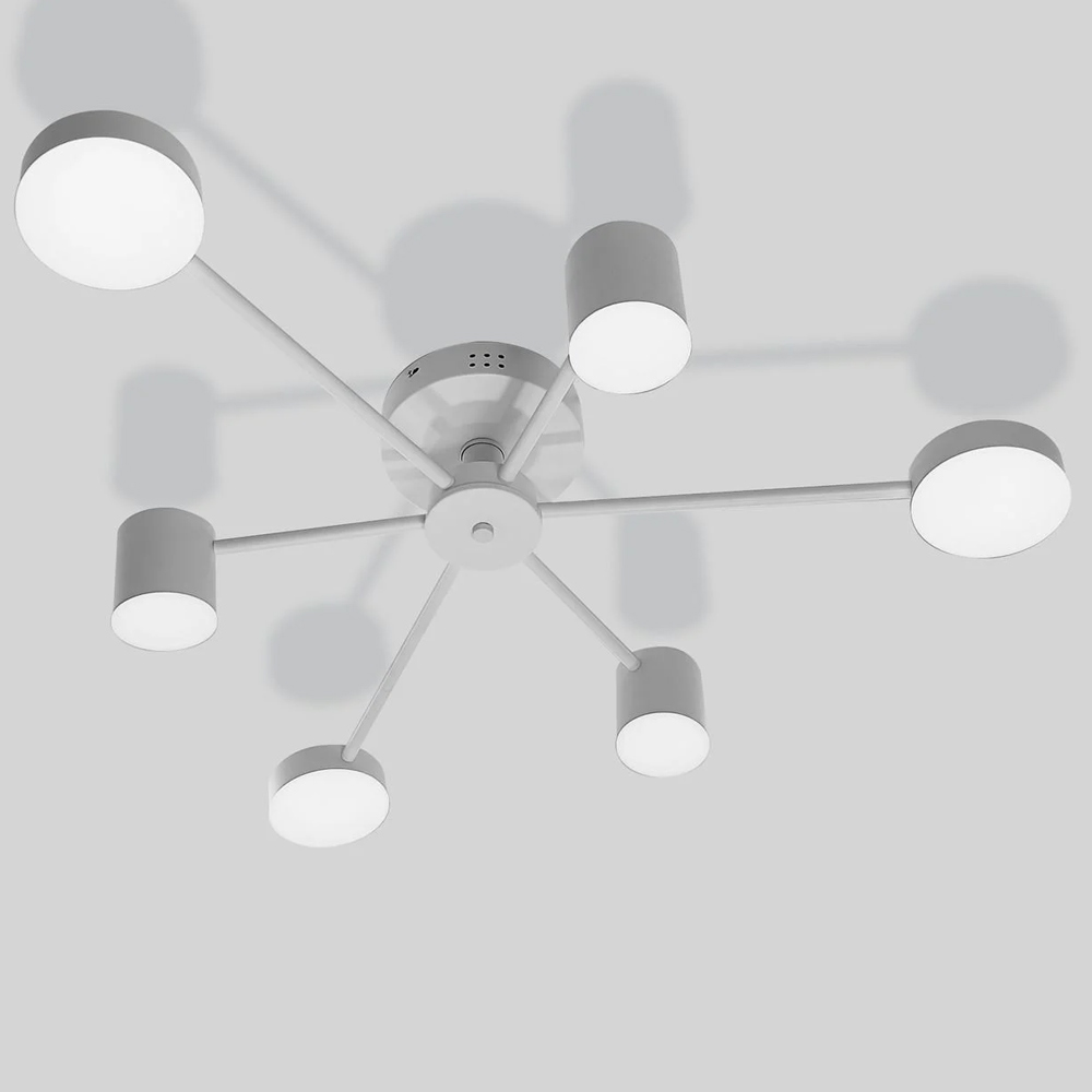 Изображение люстры LED SVET SY-7800/6 WH 800*130 72W PULT DU белая